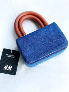 مینی کیف لی با دسته قهوه ای H&M